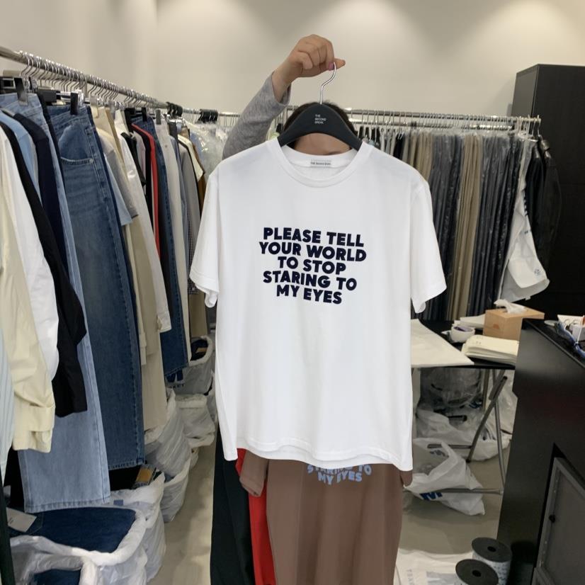 THE SECOND GROW東大門實拍女士新品休閑時尚熱賣推薦T恤THE SECOND GROWT恤