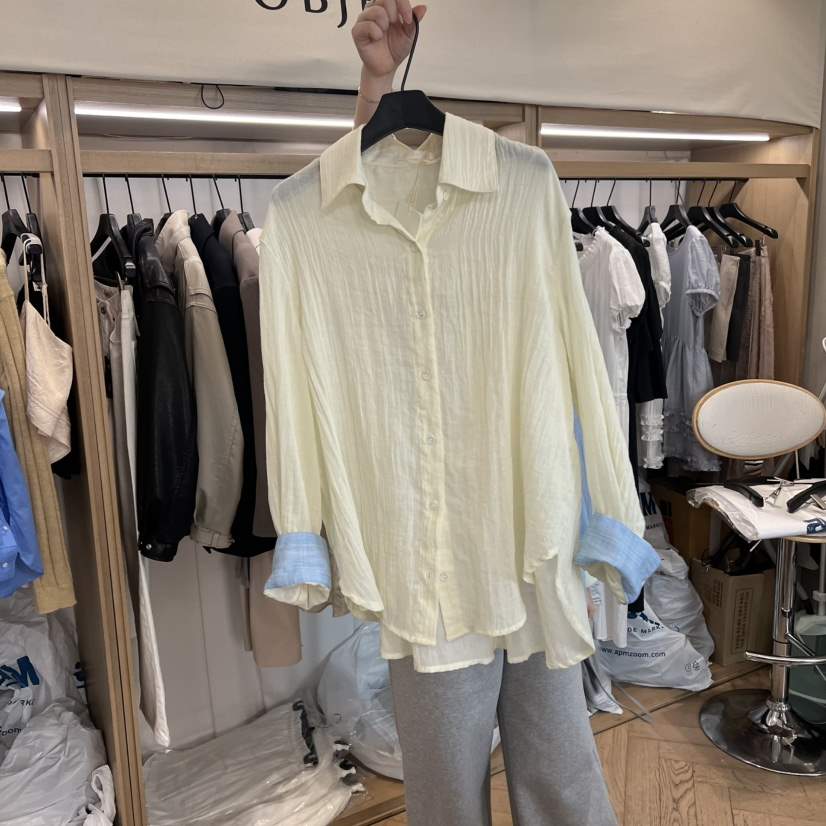 OBJET/LOVEUSU東大門直郵女士新款職業人氣推薦襯衫蕾絲衫OBJET/LOVEUSU襯衫/蕾絲衫