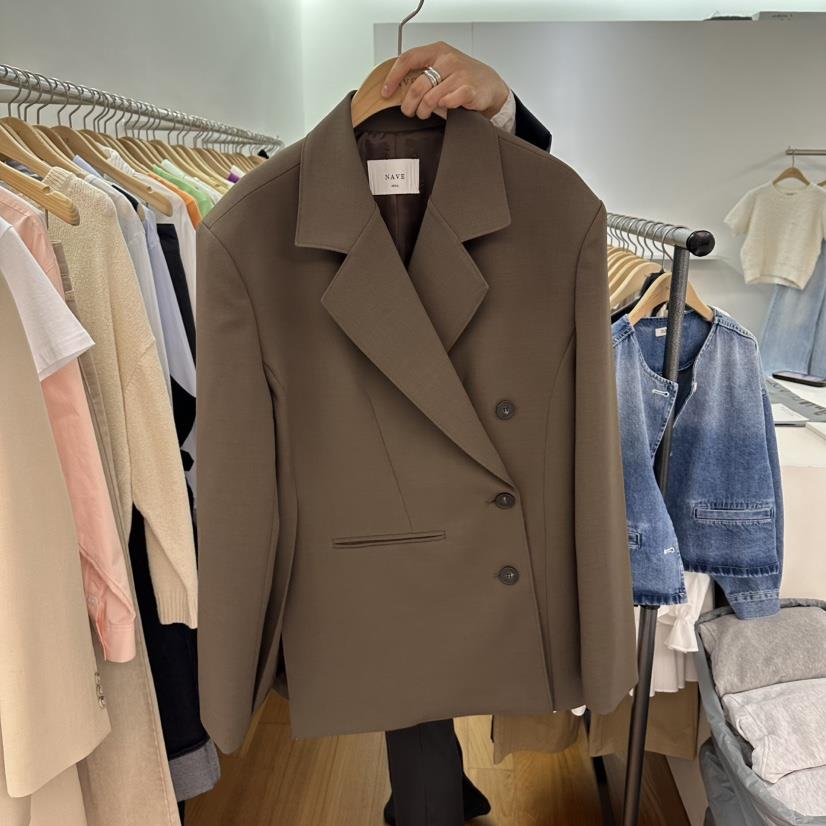 NAVE東大門代購女裝新款熱賣時尚26春夏休閑夾克不含圍巾NAVE夾克