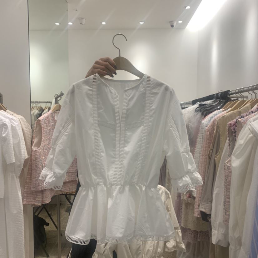 A東大門實拍女士新品熱賣26春夏真品休閑時尚推薦襯衫蕾絲衫A STORE襯衫/蕾絲衫