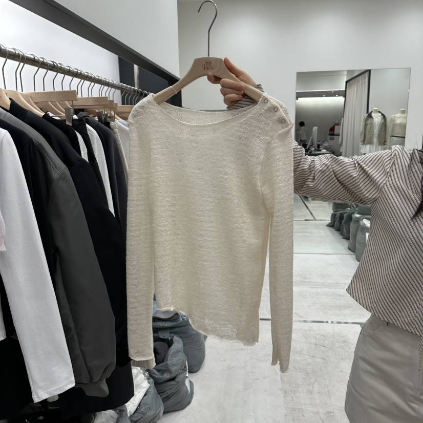 THE VALUE東大門代購女士新款26春夏休閑真品職業針織衫THE VALUE針織衫