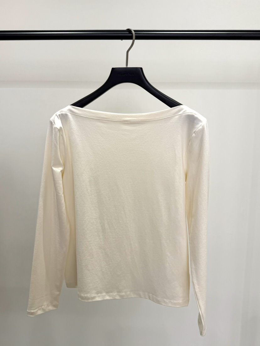 GALERIE NUIT東大門直郵女裝新品熱賣推薦休閑長袖T恤船領GALERIE NUIT長袖T恤