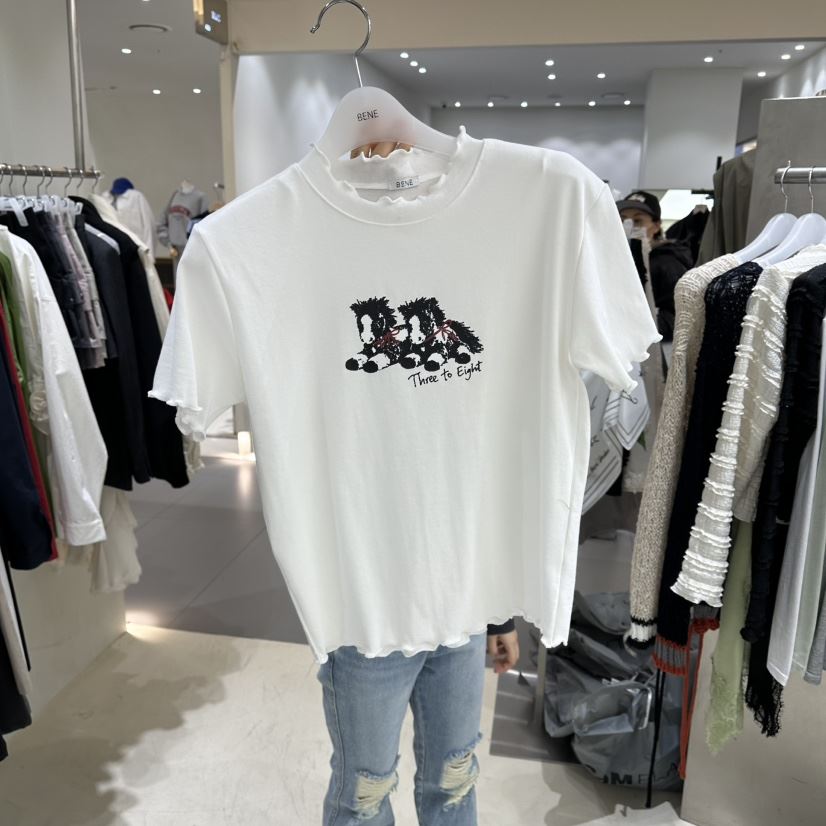 BENE東大門直郵女裝新款休閑時尚熱賣26春夏真品推薦職業T恤BENET恤