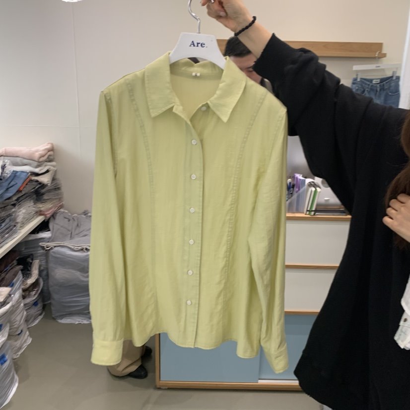 ARE東大門代購女裝新品推薦休閑職業熱賣26春夏襯衫蕾絲衫ARE YOU/ARE襯衫/蕾絲衫