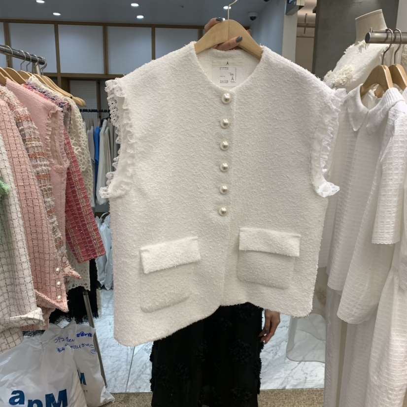 A韓國代購女士新款時尚26春夏人氣推薦休閑熱賣真品職業馬甲A STORE馬甲