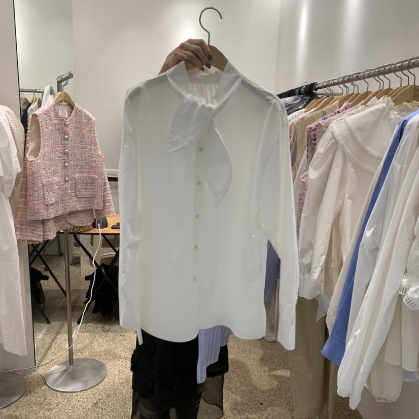 A東大門代購女士新品熱賣休閑職業時尚26春夏推薦襯衫蕾絲衫A STORE襯衫/蕾絲衫