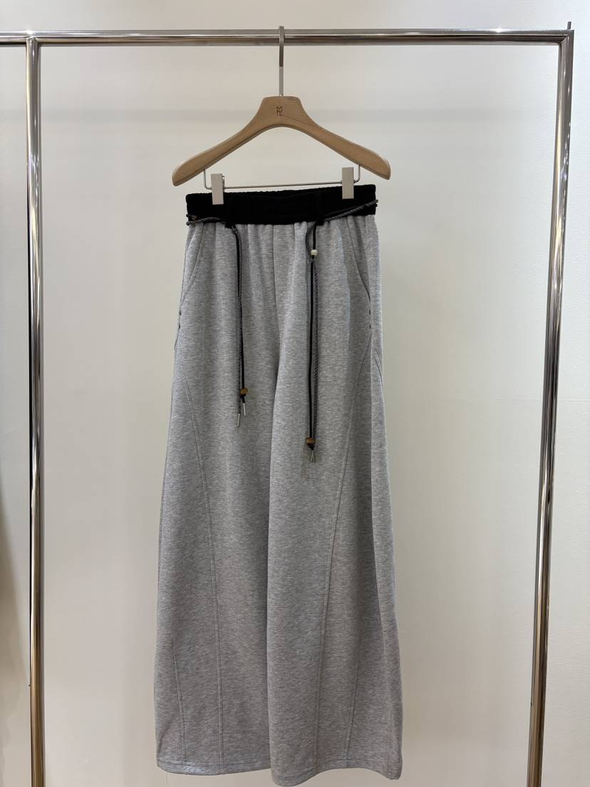 MUSHROOM-A東大門代購女士新品熱賣真品職業26春夏休閑褲流蘇MUSHROOM休閑褲