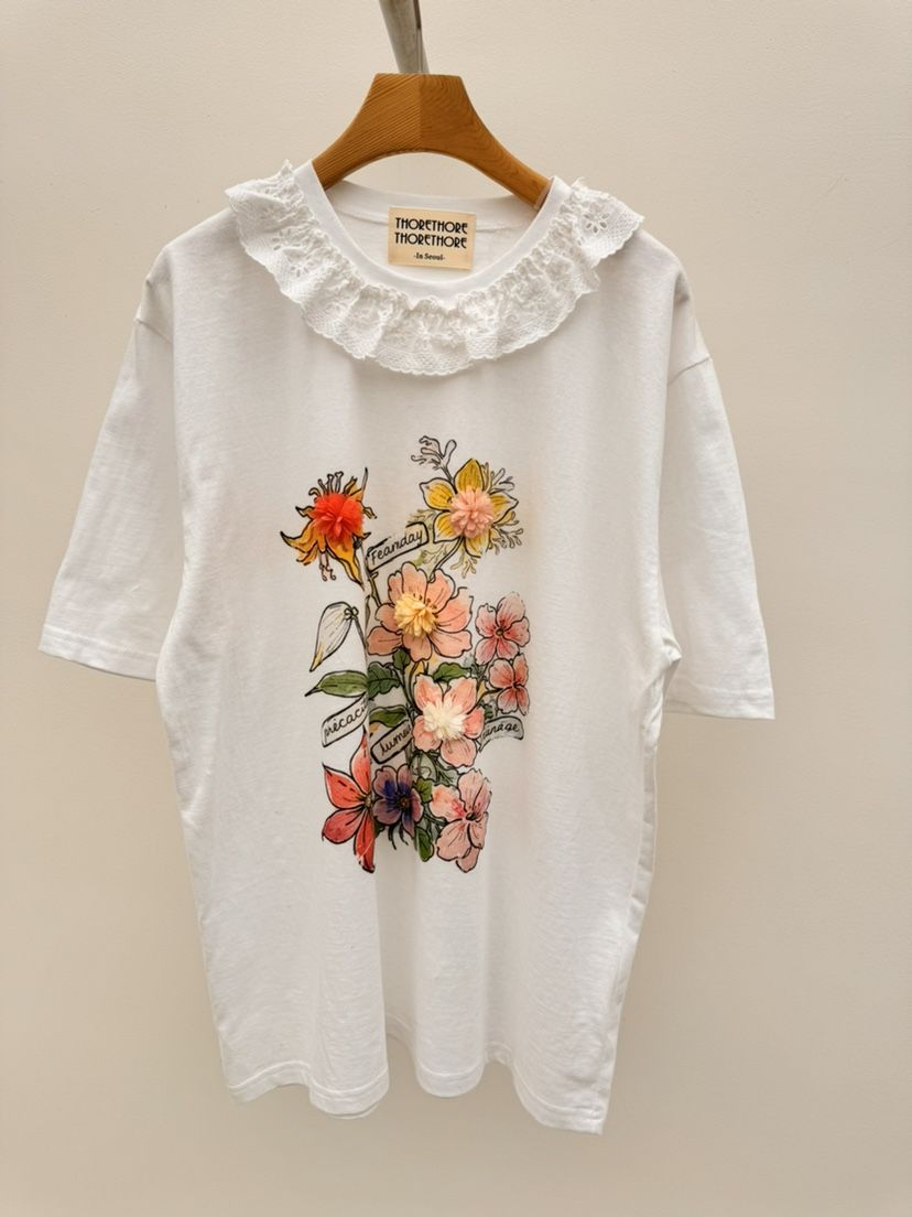 THORE韓國直郵女士新款26春夏職業熱賣人氣時尚推薦休閑T恤THORET恤