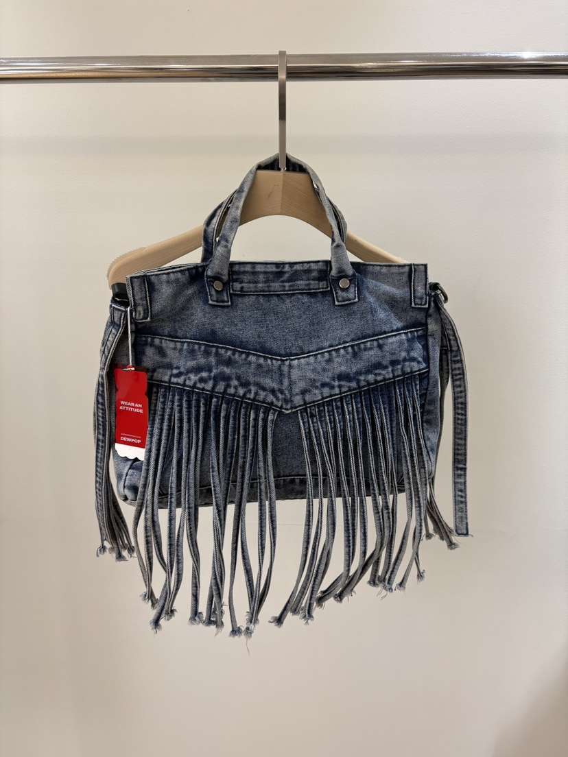 MUSHROOM-A韓國代購女裝新品休閑26春夏熱賣推薦手提包流蘇MUSHROOM手提包