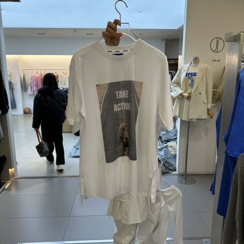 AMOUR韓國直郵實拍女裝新款推薦休閑職業26春夏時尚熱賣T恤AMOURT恤