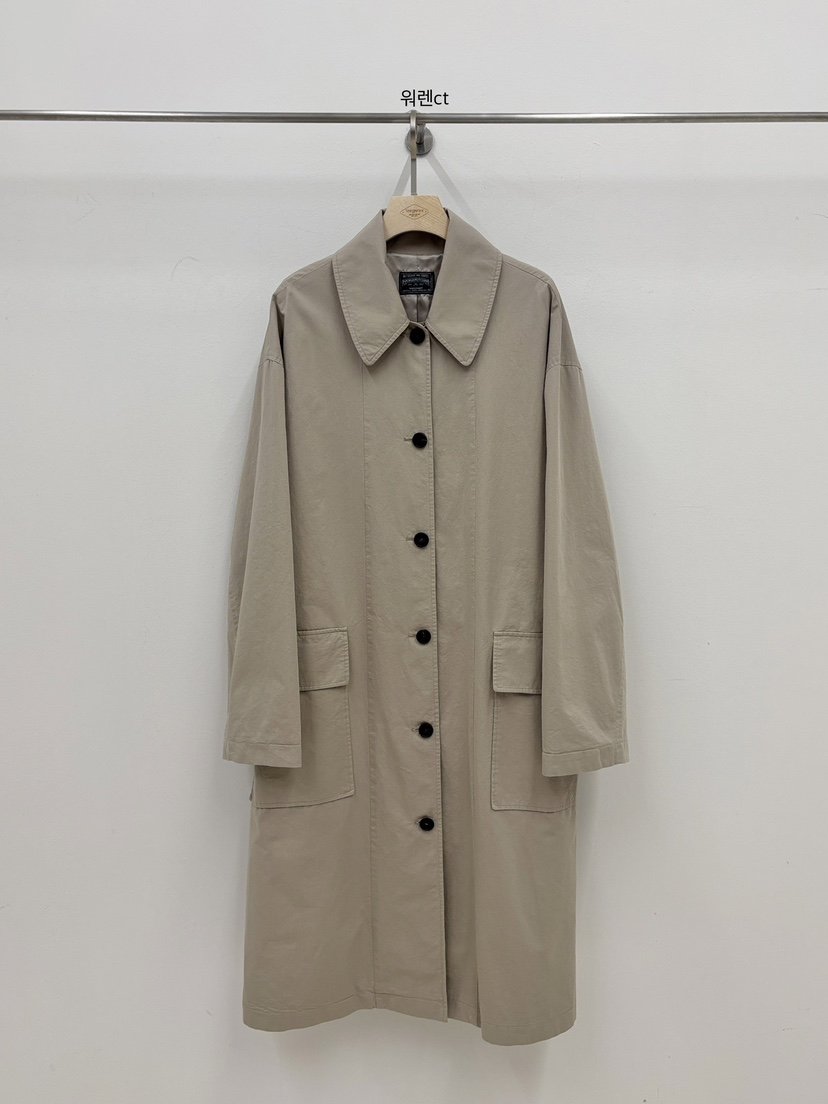 VERGAMOT韓國直郵女裝新款人氣時尚推薦熱賣職業長款風衣VERGAMOT長款風衣