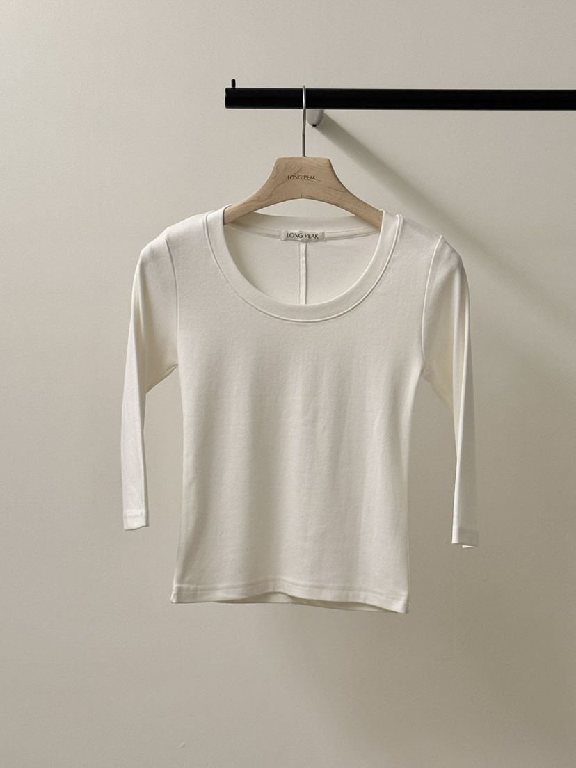 LONG PEAK韓國代購女士新品休閑26春夏人氣職業時尚熱賣T恤LONG PEAKT恤