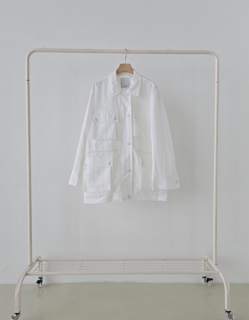 J SHOP韓國直郵實拍女裝新款人氣時尚26春夏休閑夾克口袋J_SHOP夾克