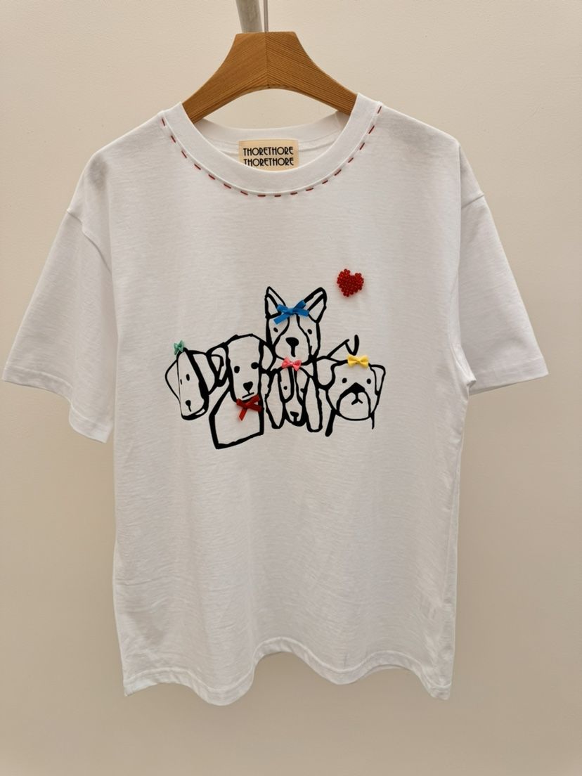 THORE韓國東大門直郵女士新款職業熱賣人氣26春夏休閑T恤THORET恤