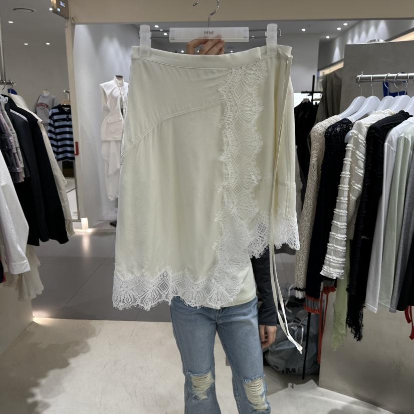 BENE韓國直郵女士新款職業推薦時尚休閑26春夏半身裙中短裙BENE半身裙/中短裙