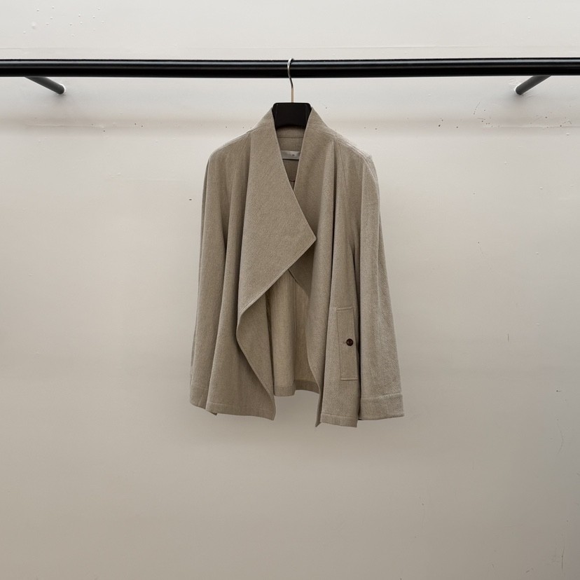 ID韓國東大門直郵女裝新款時尚熱賣26春夏職業夾克披肩棉ID夾克