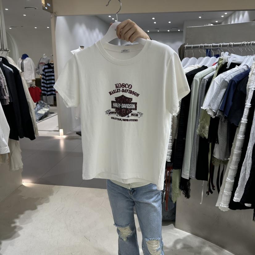 BENE韓國直郵女裝新款26春夏職業熱賣休閑人氣推薦時尚T恤BENET恤