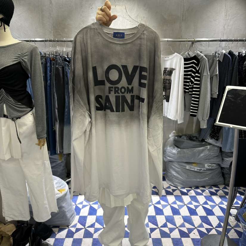 AMOUR韓國東大門直郵女裝新款熱賣人氣休閑時尚職業長袖T恤AMOUR長袖T恤