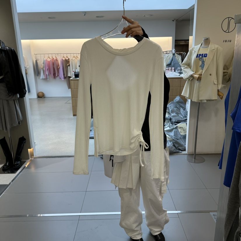 AMOUR韓國直郵女士新品推薦職業時尚休閑熱賣26春夏長袖T恤AMOUR長袖T恤