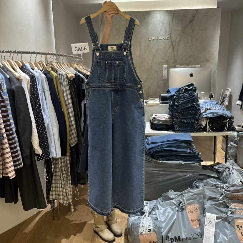 URBANE-P韓國代購女裝新品熱賣職業時尚推薦休閑人氣背帶褲URBANE-P背帶褲