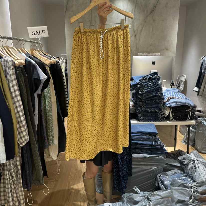 URBANE-P韓國直郵實拍女士新品休閑人氣推薦職業熱賣長裙URBANE-P長裙