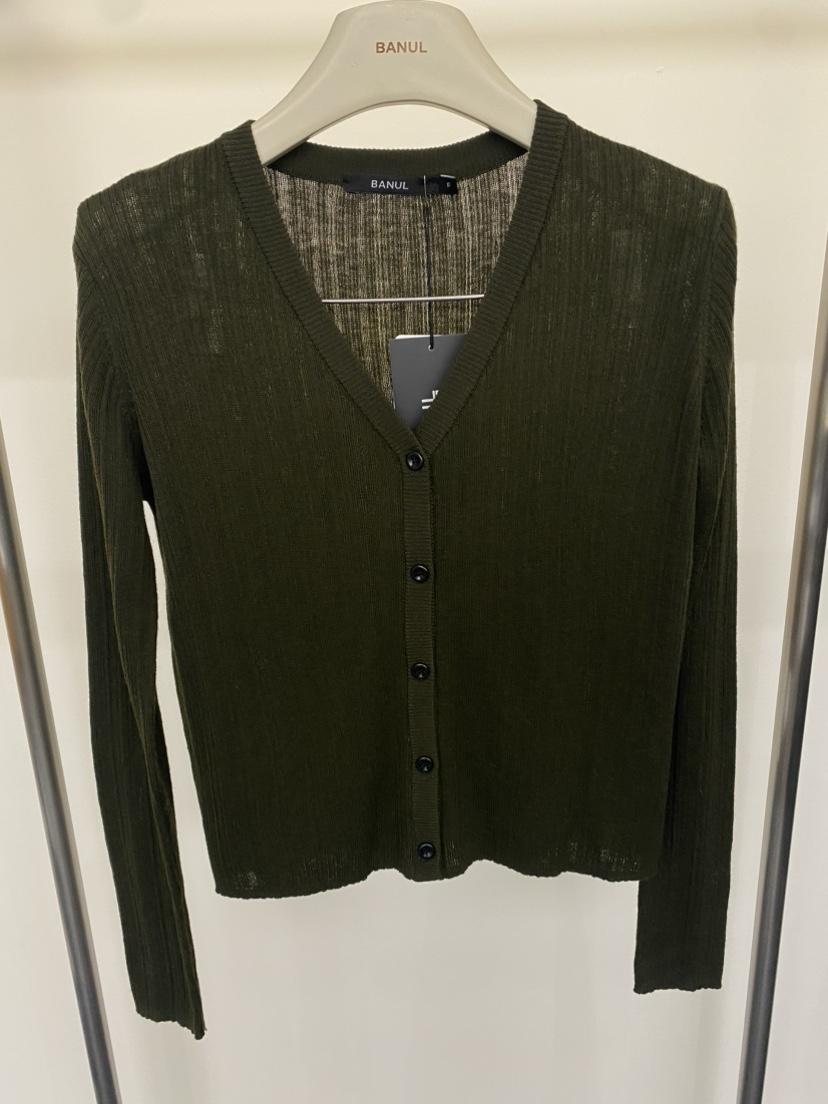 BANUL韓國代購女士新款休閑推薦時尚熱賣26春夏針織衫V領開衫BANUL針織衫