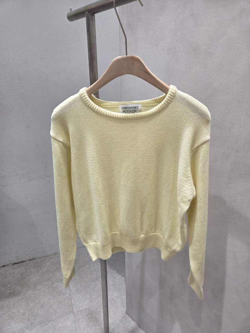 EVERCOMMERCE METICULOUSLY DESIGNED韓國直郵女裝新款26春夏針織衫棉EVERCOMMERCE METICULOUSLY DESIGNED針織衫