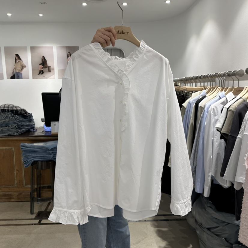 ACKER東大門直郵女士新款推薦時尚職業真品熱賣襯衫蕾絲衫ACKER襯衫/蕾絲衫