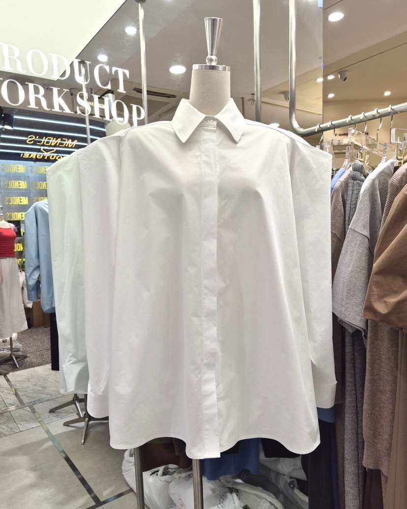 WORK SHOP韓國直郵女裝新款職業推薦休閑人氣襯衫蕾絲衫Work_shop襯衫/蕾絲衫