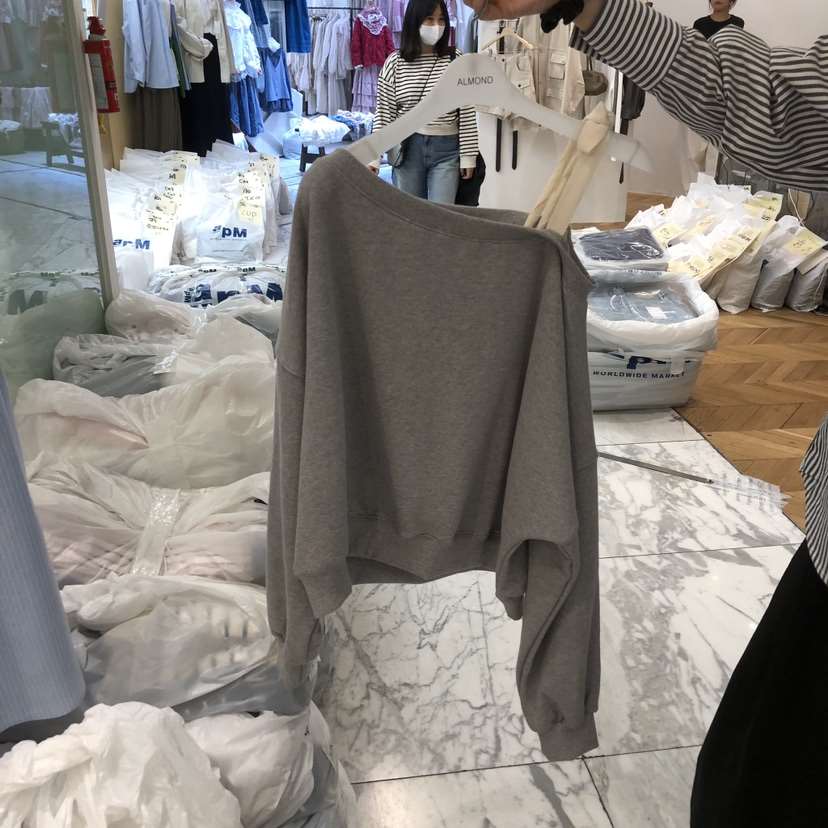 ALMOND韓國代購女士新品人氣職業熱賣真品時尚休閑26春夏衛衣ALMOND衛衣