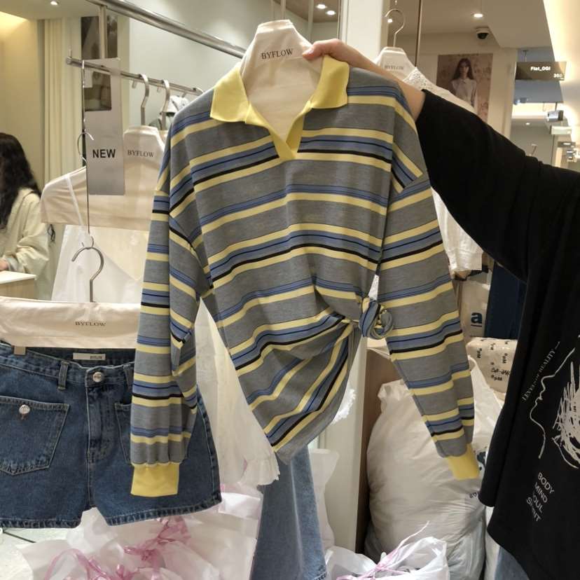 BY FLOW東大門實拍女裝新品休閑推薦26春夏時尚職業衛衣BY FLOW衛衣