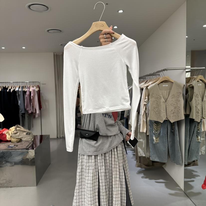VAULT東大門實拍女裝新款職業時尚真品26春夏推薦長袖T恤VAULT長袖T恤