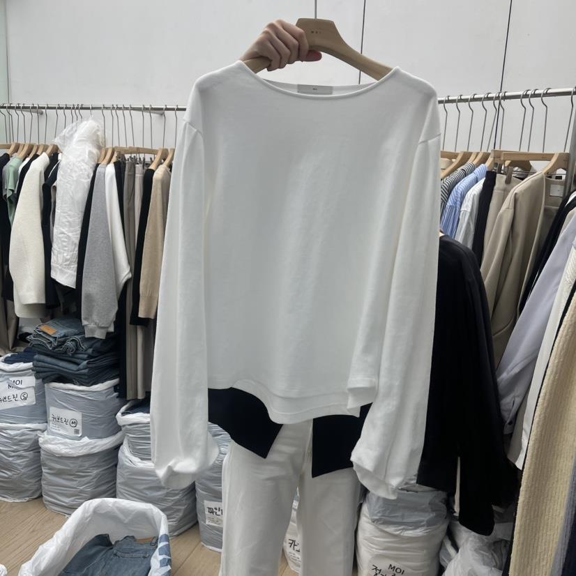 MOI-A東大門代購女士新品真品職業熱賣推薦時尚26春夏長袖T恤MOI-A長袖T恤