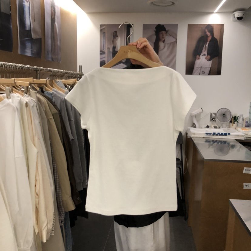 BLAIR東大門直郵女裝新款26春夏休閑真品推薦熱賣T恤船領BLAIR seoulT恤