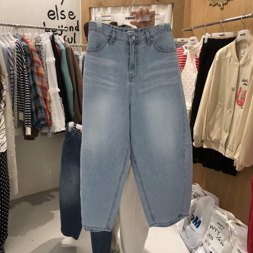 VENTI東大門代購女裝新款休閑人氣真品時尚26春夏熱賣牛仔褲VENTI牛仔褲