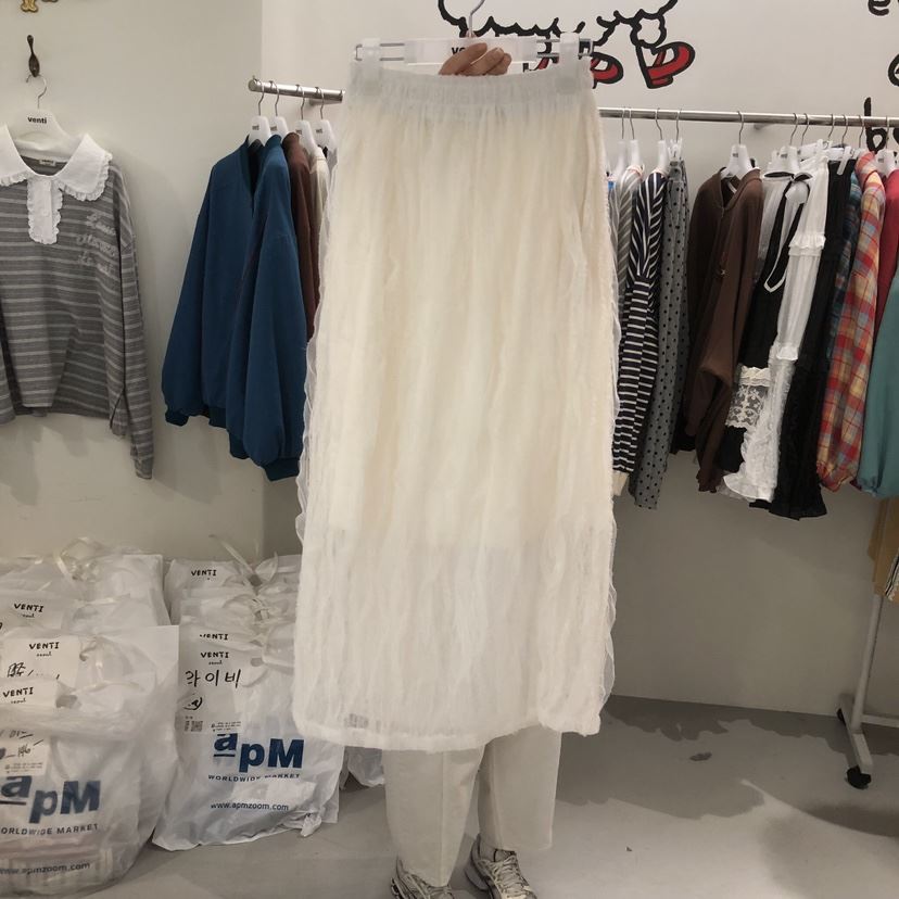 VENTI東大門直郵女士新品真品職業26春夏休閑推薦長裙蕾絲VENTI長裙