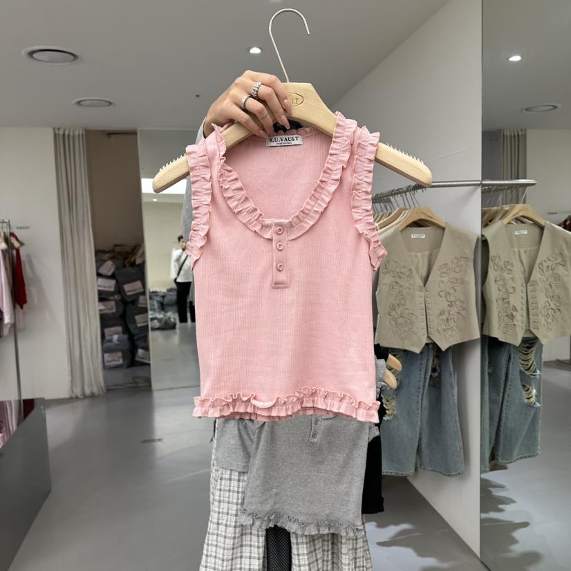 VAULT韓國直郵女士新款時尚人氣推薦休閑職業熱賣吊帶背心VAULT吊帶/背心