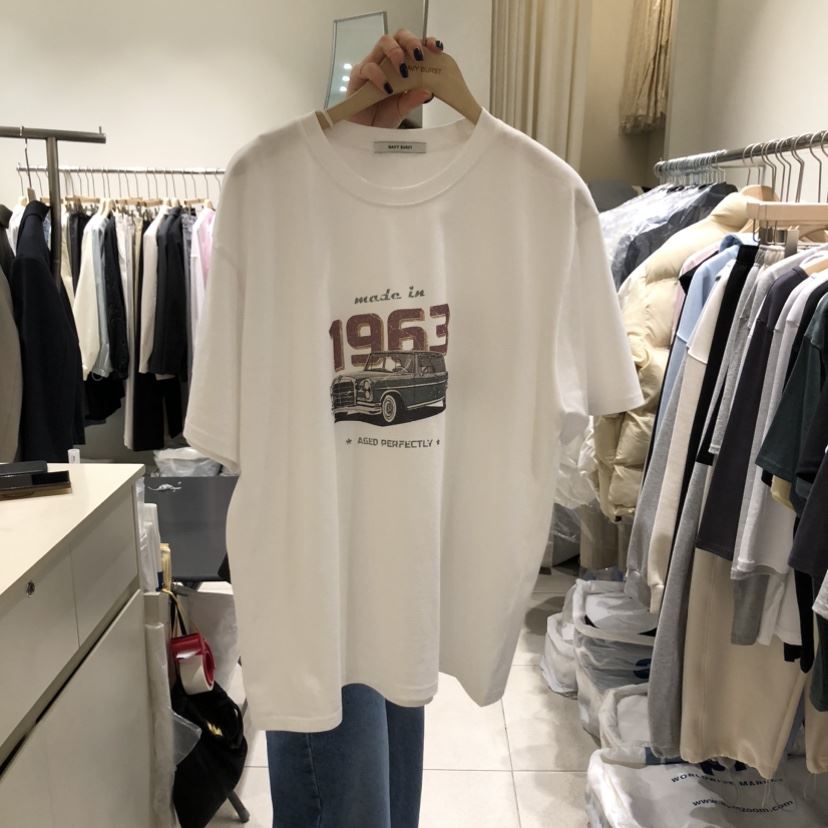 NAVYBURST韓國直郵女士新款26春夏人氣真品時尚熱賣職業T恤NAVY BURSTT恤