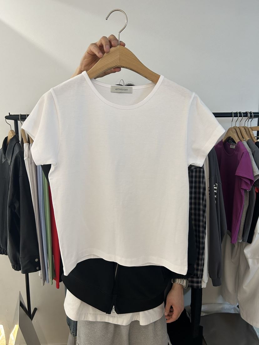 AS THOUGHT東大門實拍女士新品時尚熱賣真品休閑人氣T恤AS THOUGHTT恤