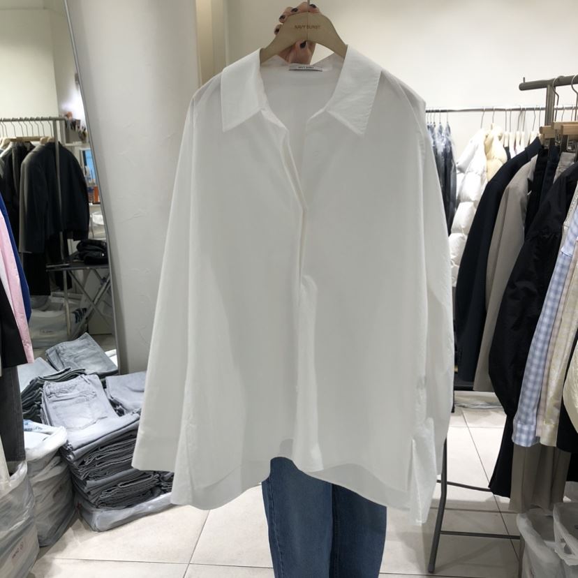 NAVYBURST韓國直郵女士新品人氣26春夏推薦真品襯衫蕾絲衫NAVY BURST襯衫/蕾絲衫