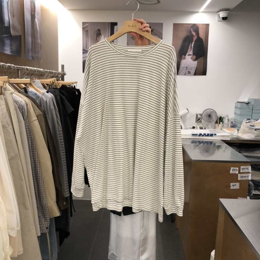 BLAIR韓國代購女裝新款推薦人氣26春夏休閑時尚職業長袖T恤BLAIR seoul長袖T恤
