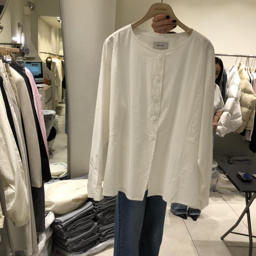 NAVYBURST東大門直郵女士新品人氣職業26春夏真品襯衫蕾絲衫NAVY BURST襯衫/蕾絲衫