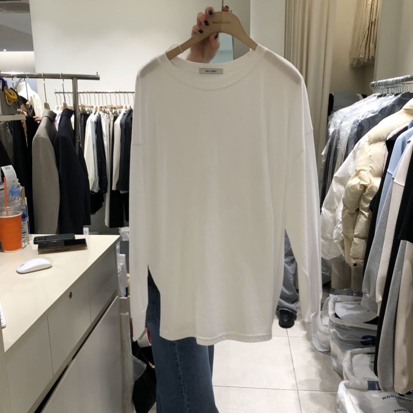 NAVYBURST東大門代購女裝新品真品休閑熱賣時尚26春夏長袖T恤NAVY BURST長袖T恤