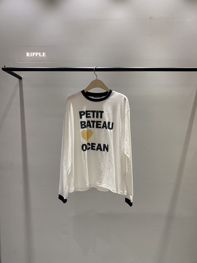 RIPPLE-P韓國直郵女士新品熱賣人氣休閑職業26春夏長袖T恤RIPPLE-P長袖T恤