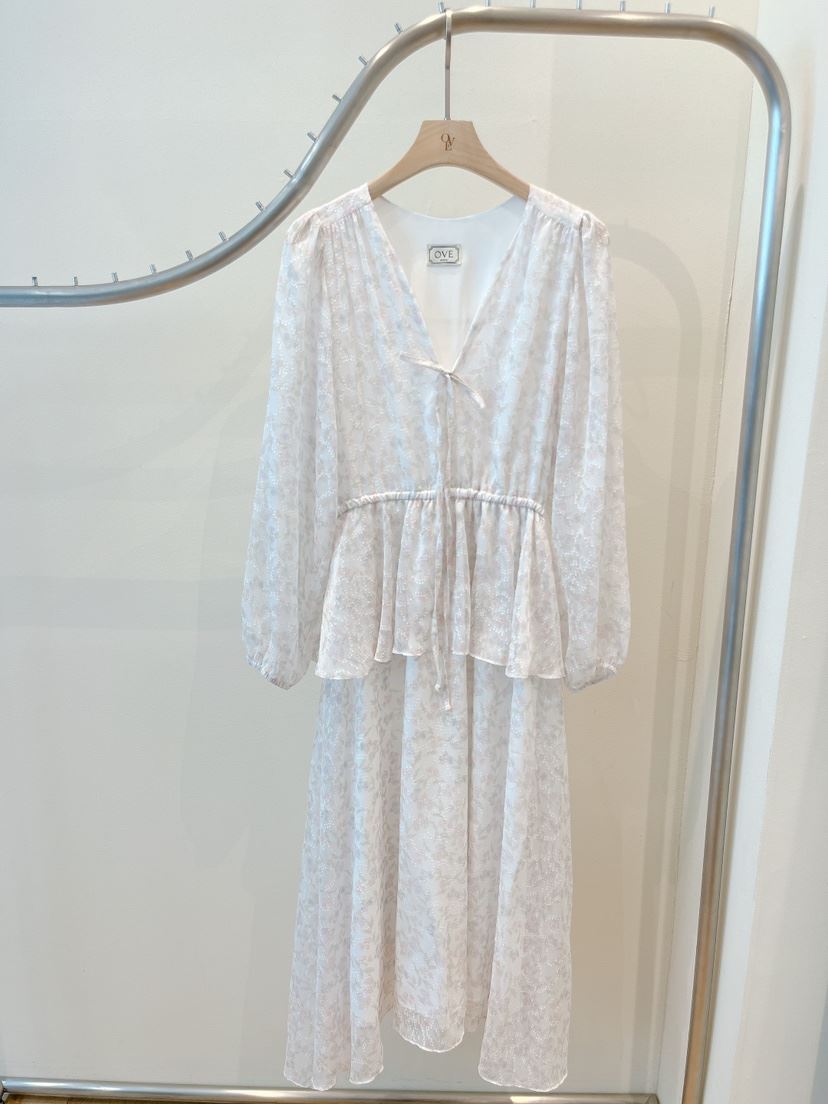 OVE韓國代購女裝新品熱賣人氣休閑時尚26春夏推薦職業連衣裙OVE連衣裙