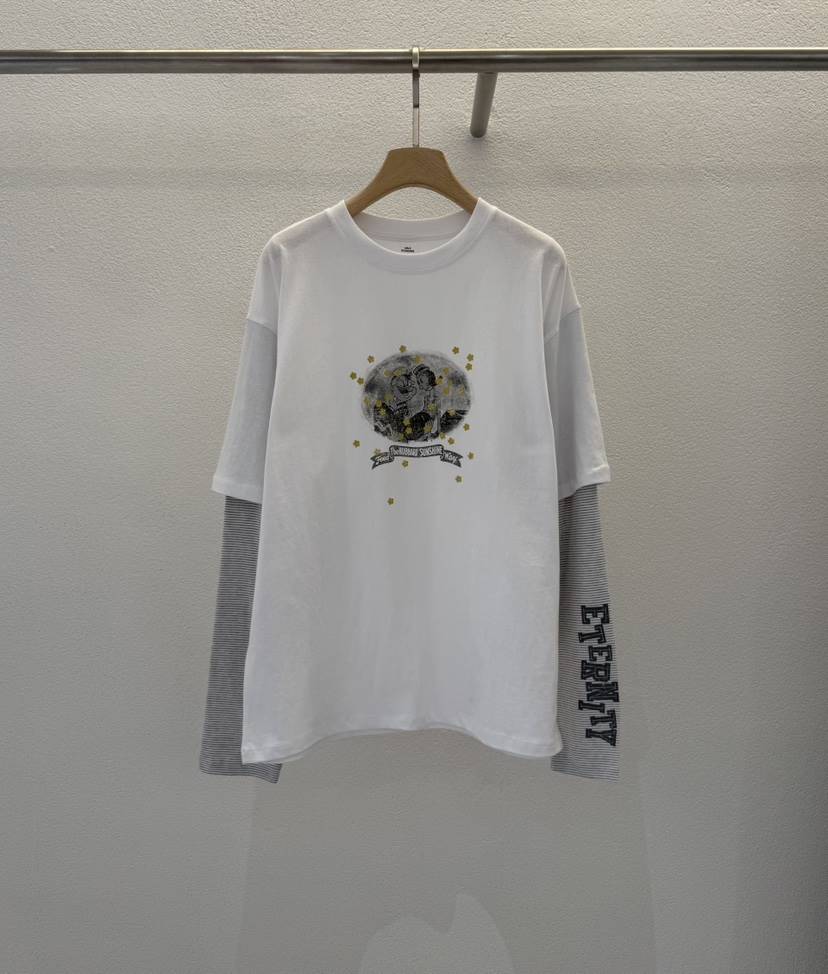 ABLERING韓國直郵女裝新品職業熱賣推薦休閑長袖T恤假兩件ABLE STANDARD/ABLERING長袖T恤