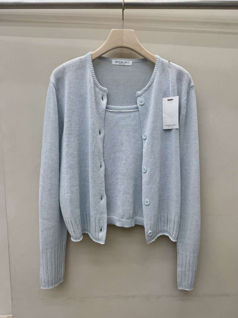 NOTHING韓國東大門代購女裝新款人氣26春夏職業熱賣套裝開衫NOTHING套裝