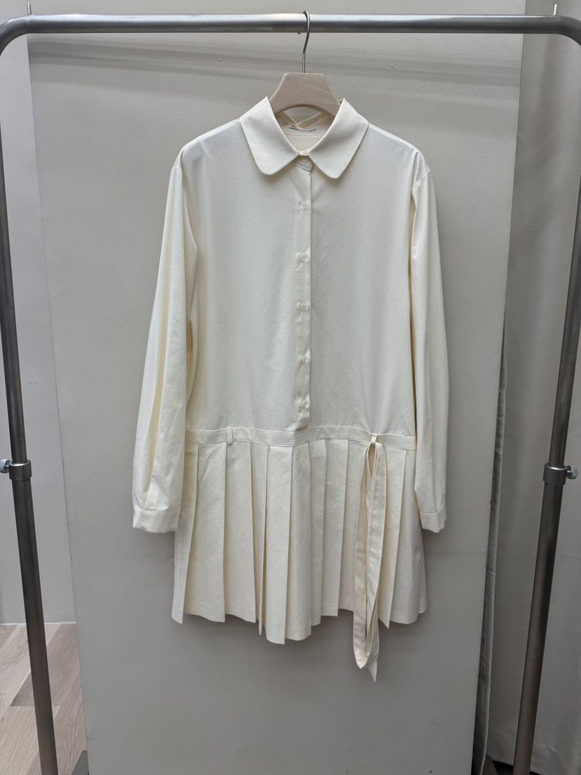 NOTHING韓國東大門代購女裝新款推薦休閑職業熱賣連衣裙褶裥NOTHING連衣裙