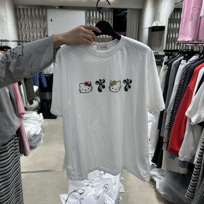 VANTA韓國代購女士新款推薦26春夏時尚職業熱賣休閑人氣T恤VANTAT恤