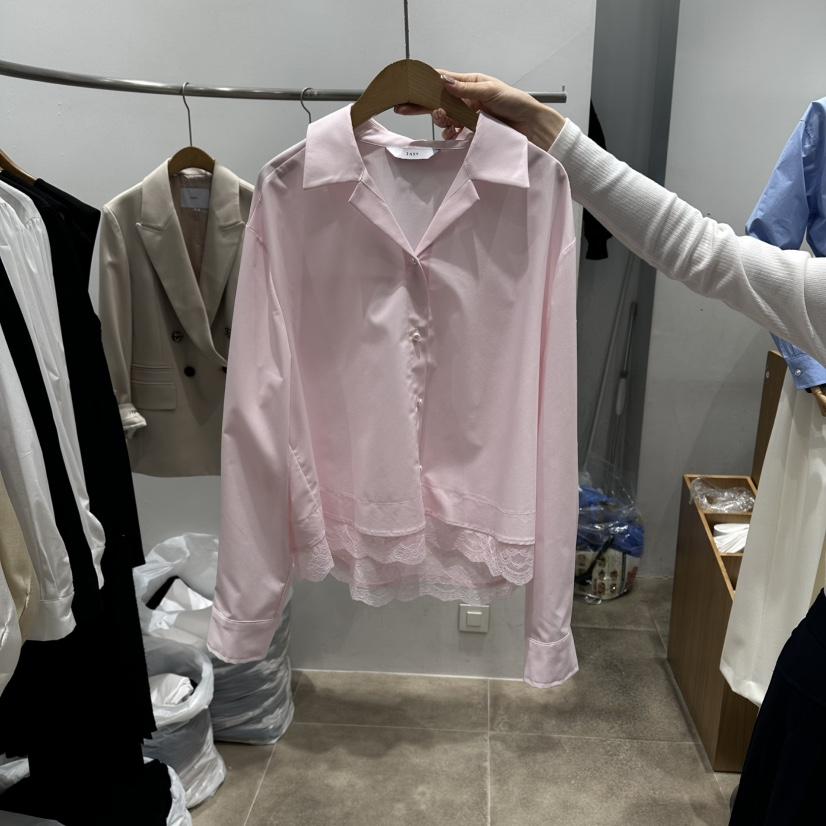 ENVY韓國東大門直郵女士新品26春夏熱賣推薦職業襯衫蕾絲衫ENVY襯衫/蕾絲衫